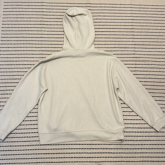 Zara Cream Knit Oversized Hoodie - Picture 5 of 5